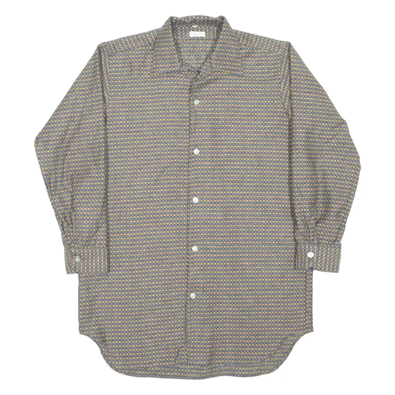 Mens Shirt Yellow Long Sleeve S 1