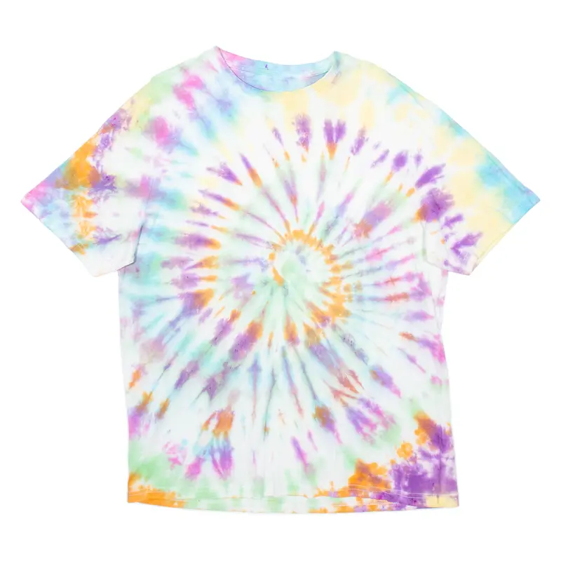 Mens Tie Dye T-Shirt Green M 1