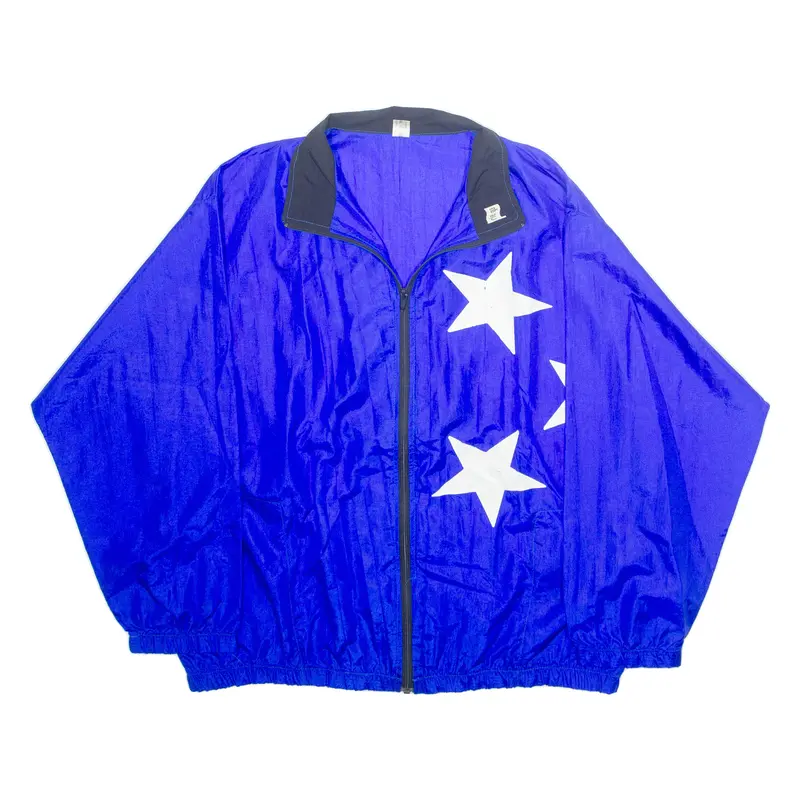 Mens Track Jacket Blue L 1