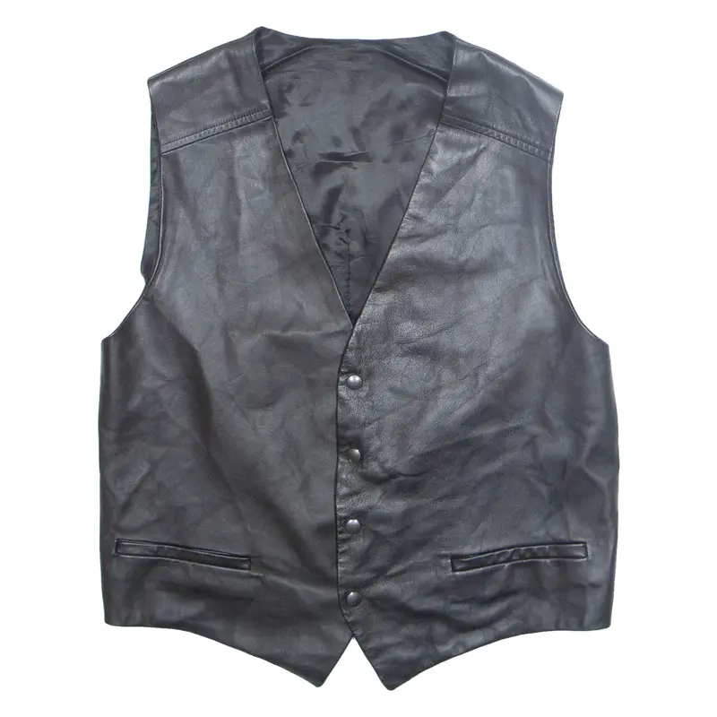 Mens Waistcoat Black M 1