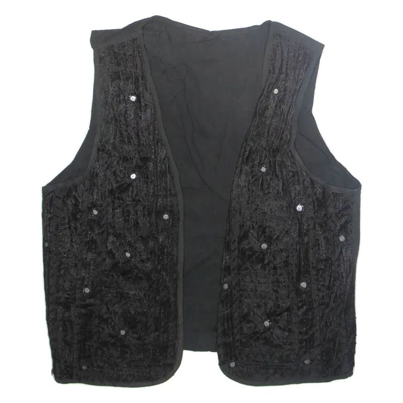 Mens Waistcoat Black M 1