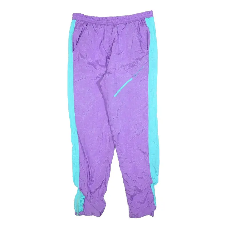 Mercedes-Benz Mens Joggers Purple & Aqua Blue Slim Tapered S W32 L30 Polyester 1