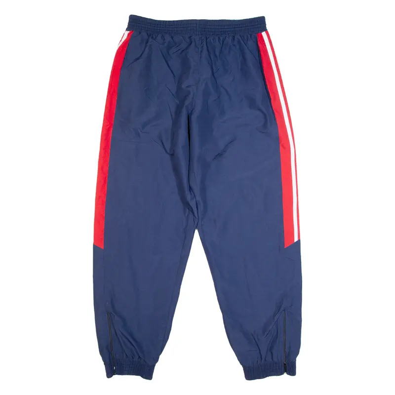 Mesh Lined Mens Track Pants Blue Tapered L W33 L33 1