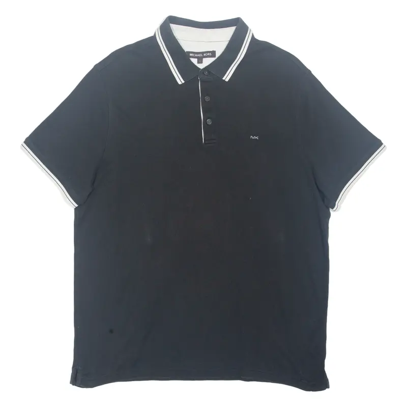 Michael Kors Mens Polo Shirt Black L 1