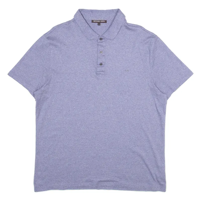 Michael Kors Mens Polo Shirt Blue Xl 1