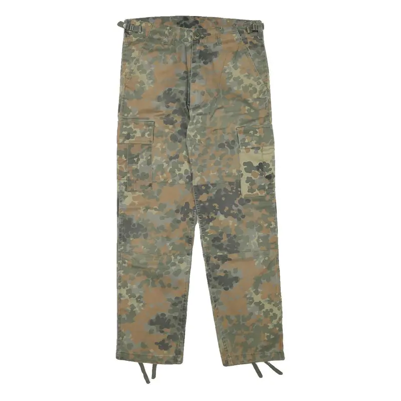Mil-Tec Womens Cotton Blend Camouflage Regular Fit Cargo Trousers W28 L25 1