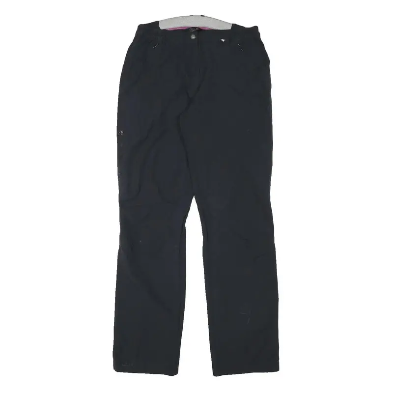 Millet Womens Polyester Blend Regular Leg Black Trousers W28 L30 Zip Outdoor 1