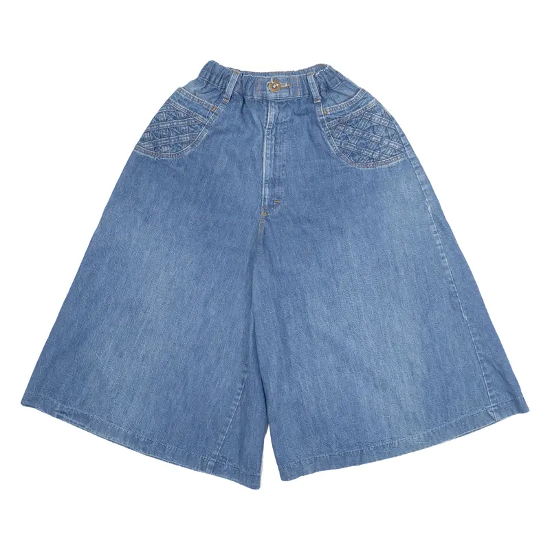 Miss H.I.S Womens Jorts Shorts Blue Loose Xxs W20 1