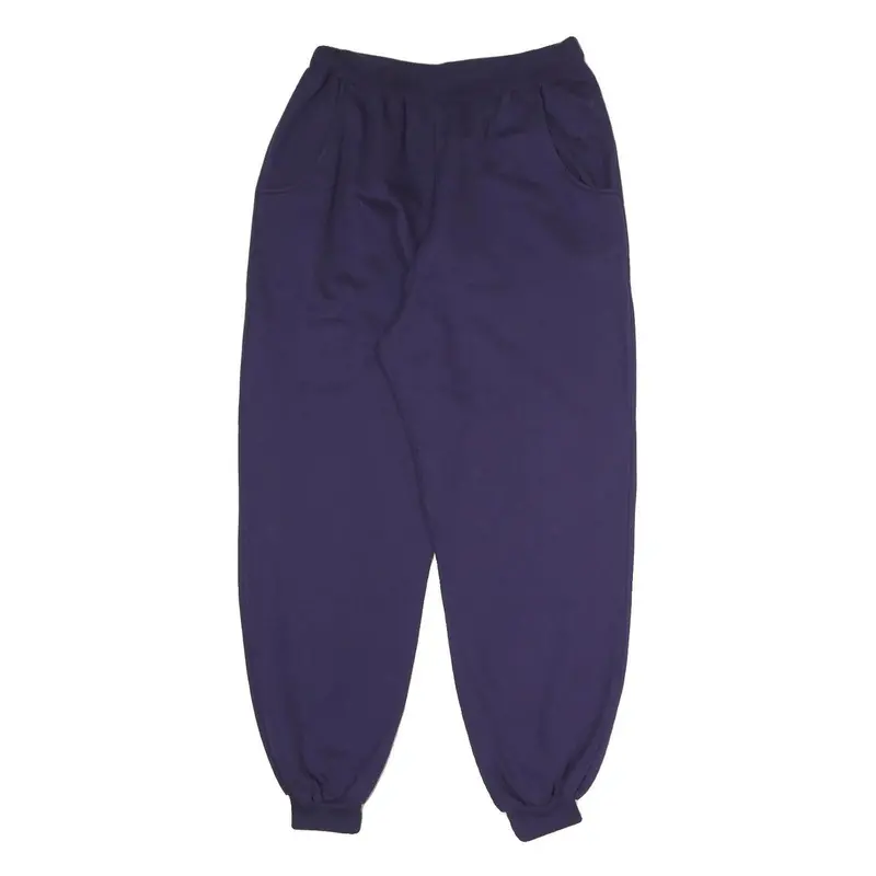 Miss Helen Womens Joggers Navy Blue Slim Tapered M W30 L28 Cotton Blend 1