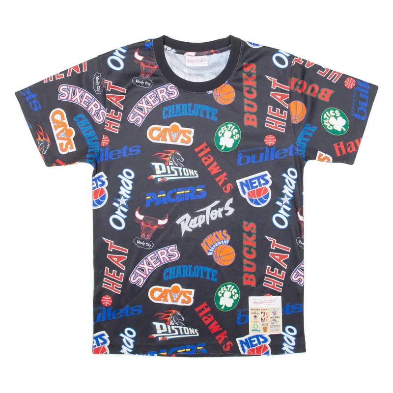 Mitchell And Ness Nba Mens Jersey Black Usa Crew Neck M 1