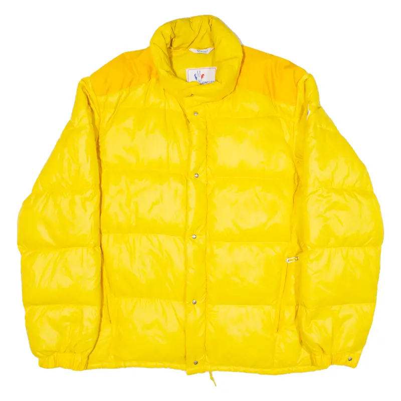 Moncler Insulated Mens Puffer Jacket Yellow 2Xl 1