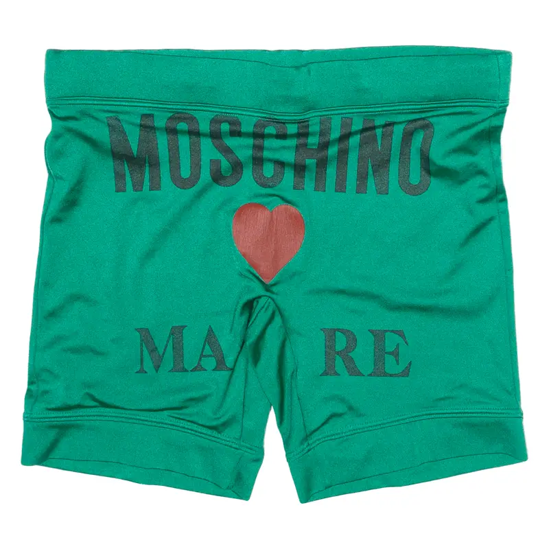 Moschino Womens Casual Shorts Green Slim M W32 1