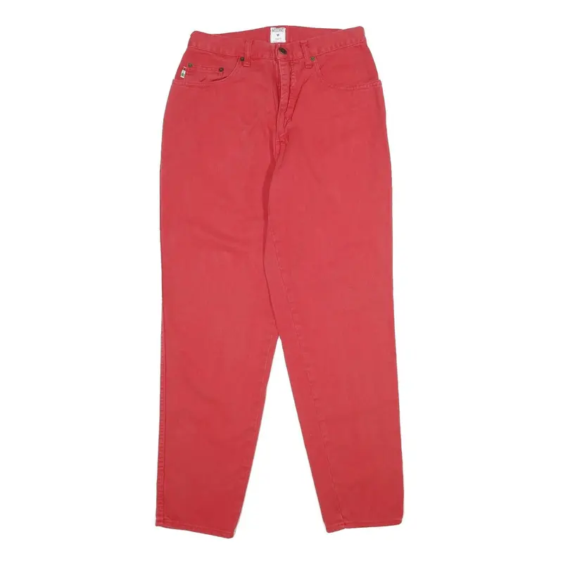 Moschino Womens Classic Red Jeans Denim W28 L31 Stylish Comfortable Casual 1