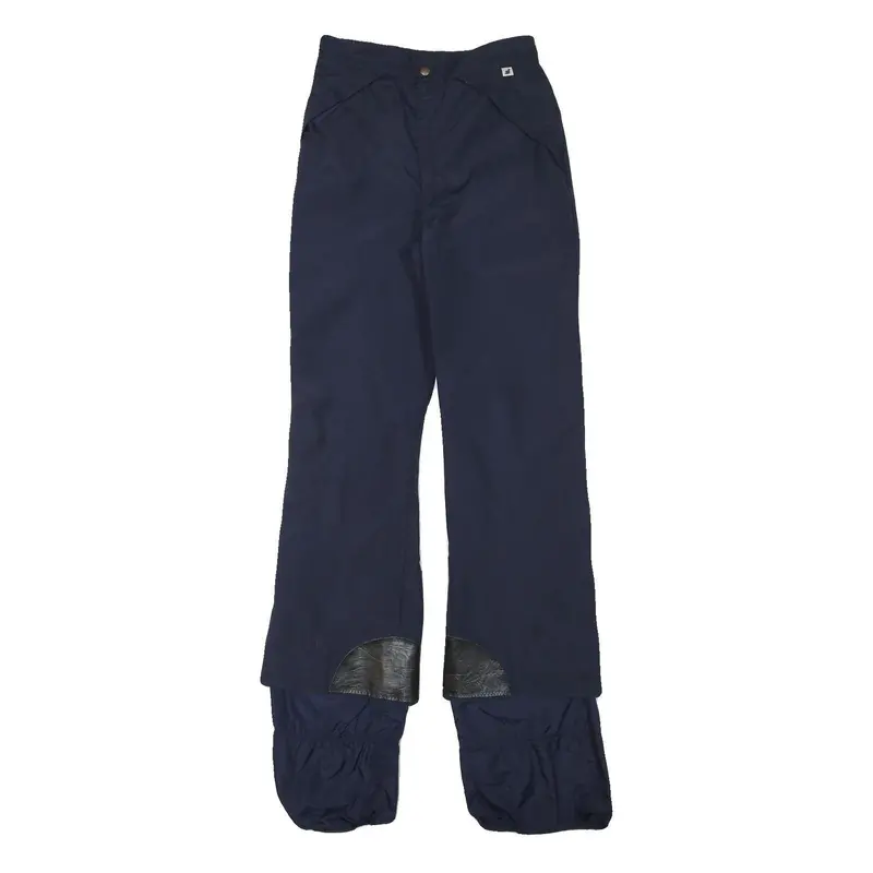 Mother Karens Womens Blue & Navy Polyester Blend Regular Straight Woven Trousers 1