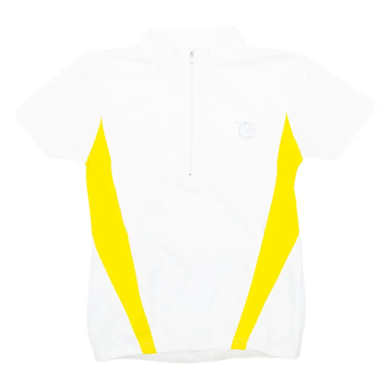 Movement Session Cycling Mens Jersey White 1/4 Zip Xs 1