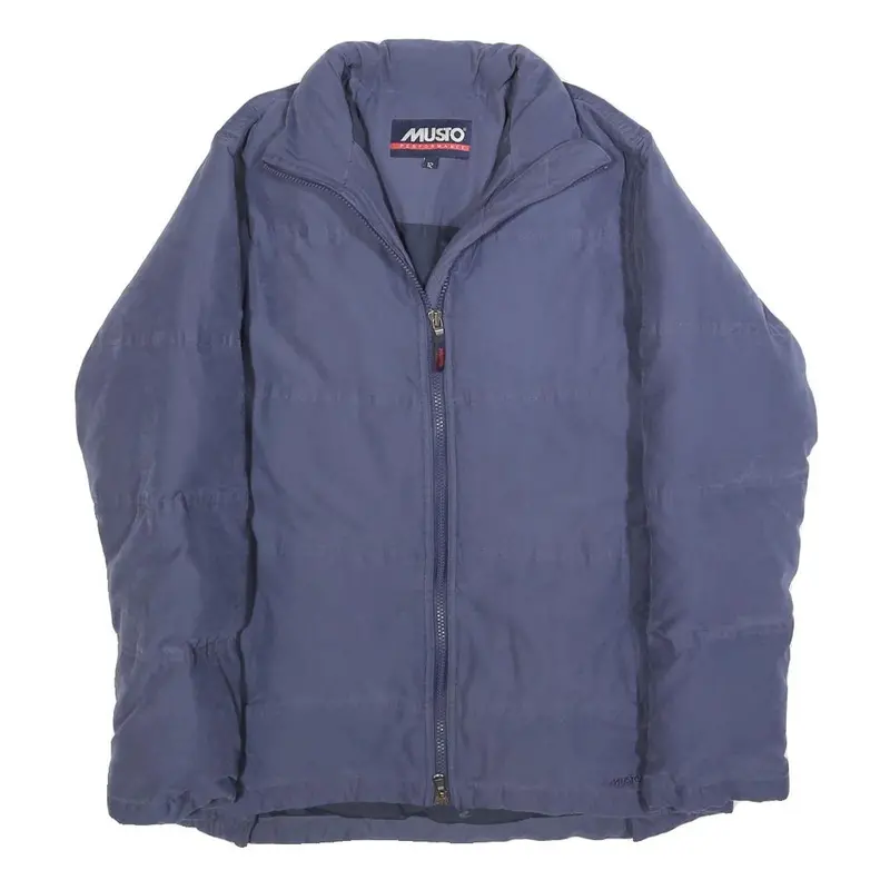 Musto Womens Blue Zip Jacket M Polyester Outdoor Lightweight Casual 1