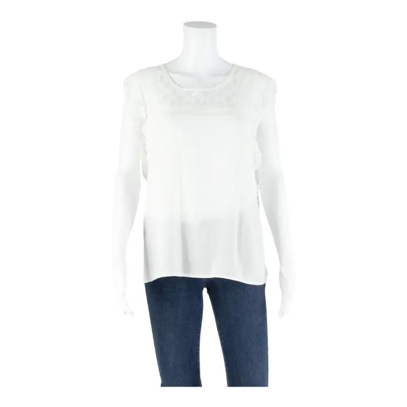 Naf Naf Womens Top White L 1