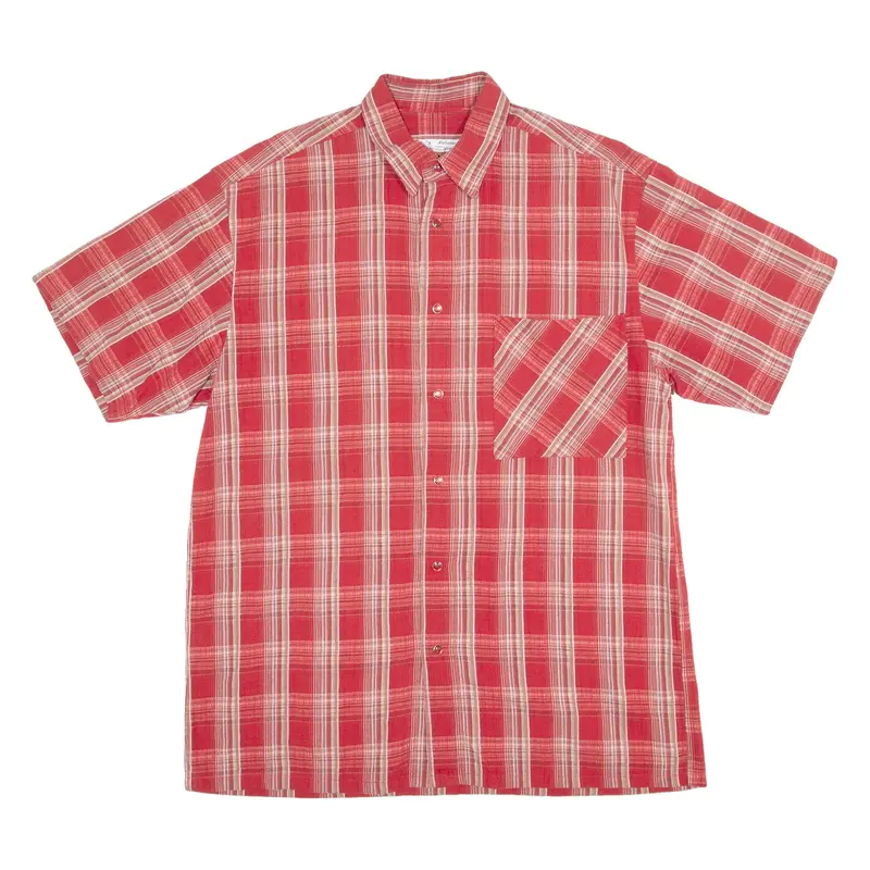 Naherei Witzwil Mens Shirt Red Check M 1