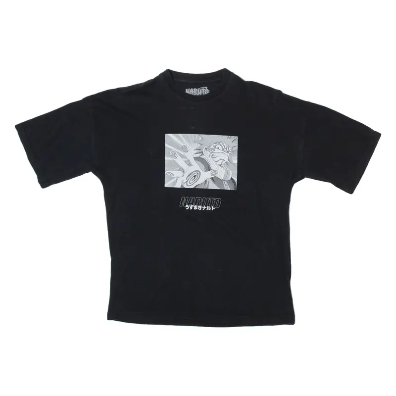 Naruto Anime Mens T-Shirt Black Short Sleeve Xxs 1