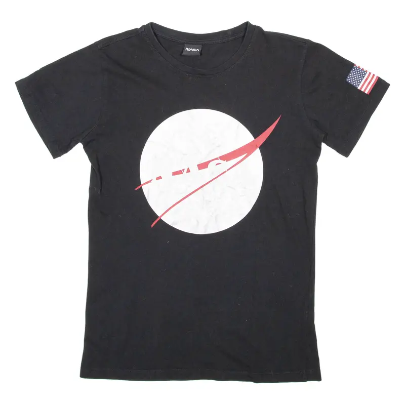 Nasa Mens T-Shirt Black S 1