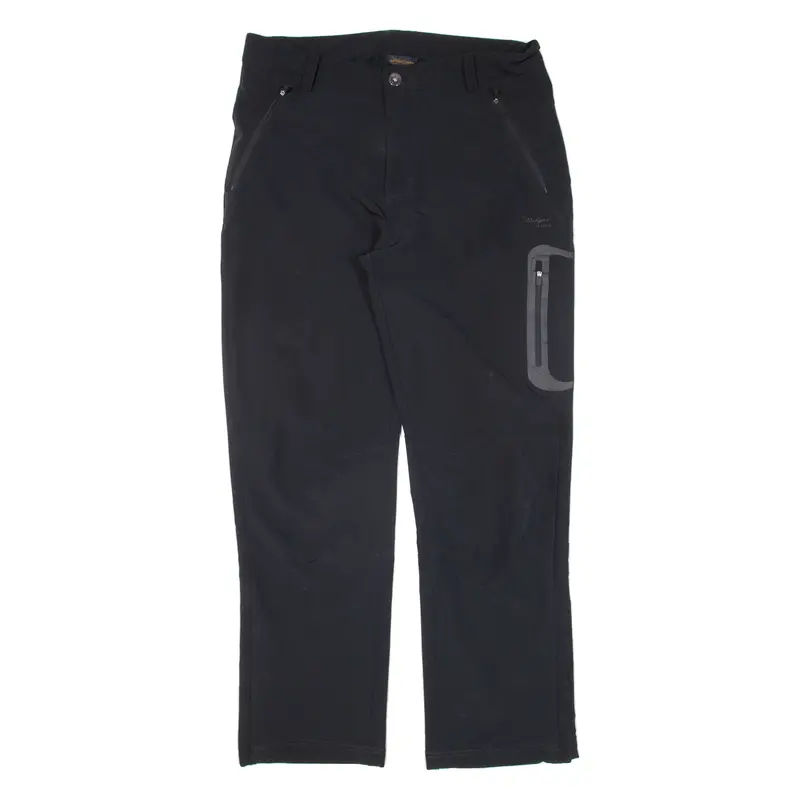 Nature Trail Womens Trousers Black Relaxed Straight W34 L30 1
