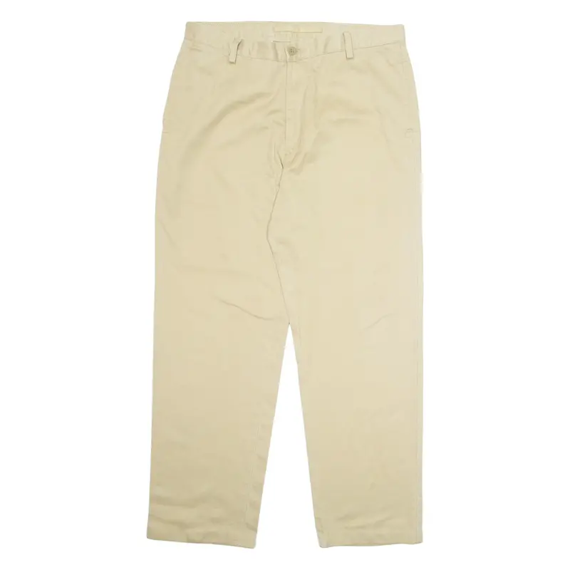 Nautica Chino Mens Trousers Beige Regular Straight W36 L32 1