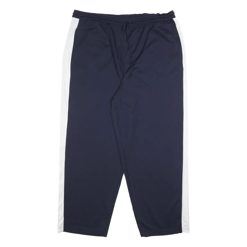 Nautica Mens Joggers Navy & White Xl W38 L27 Relaxed Tapered Polyester 1