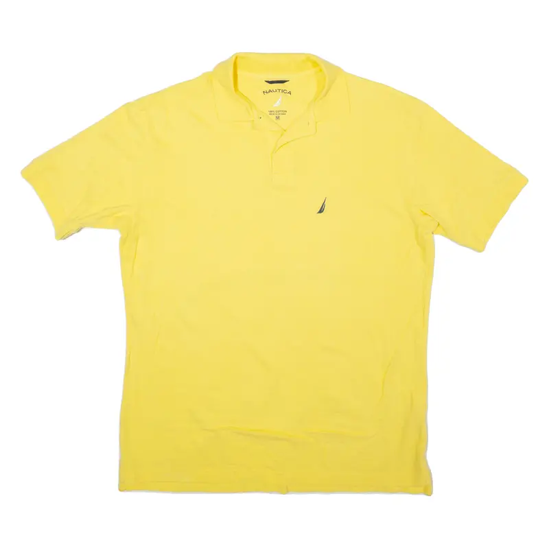 Nautica Mens Polo Shirt Yellow M 1