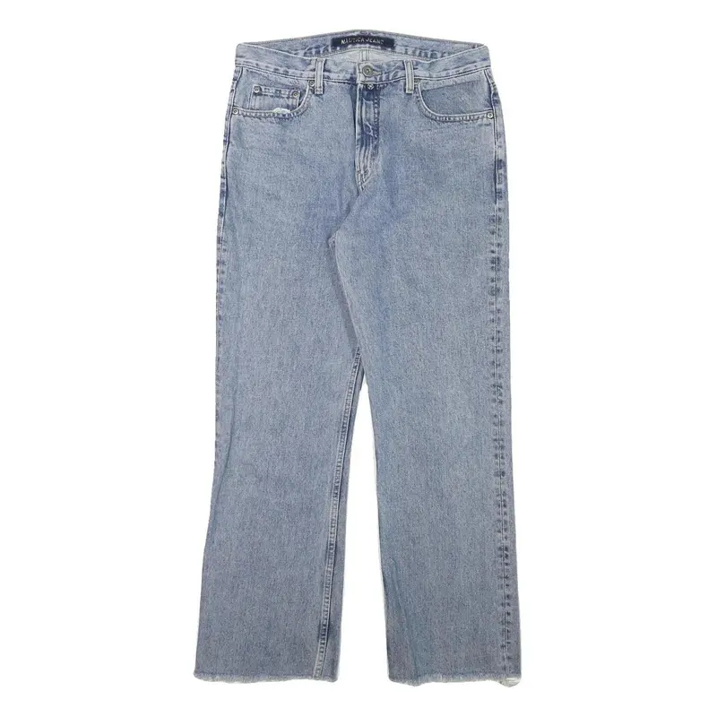 Nautica Mens Regular Fit Blue Denim Light Wash Jeans W30 L28 Casual Zip Closure 1