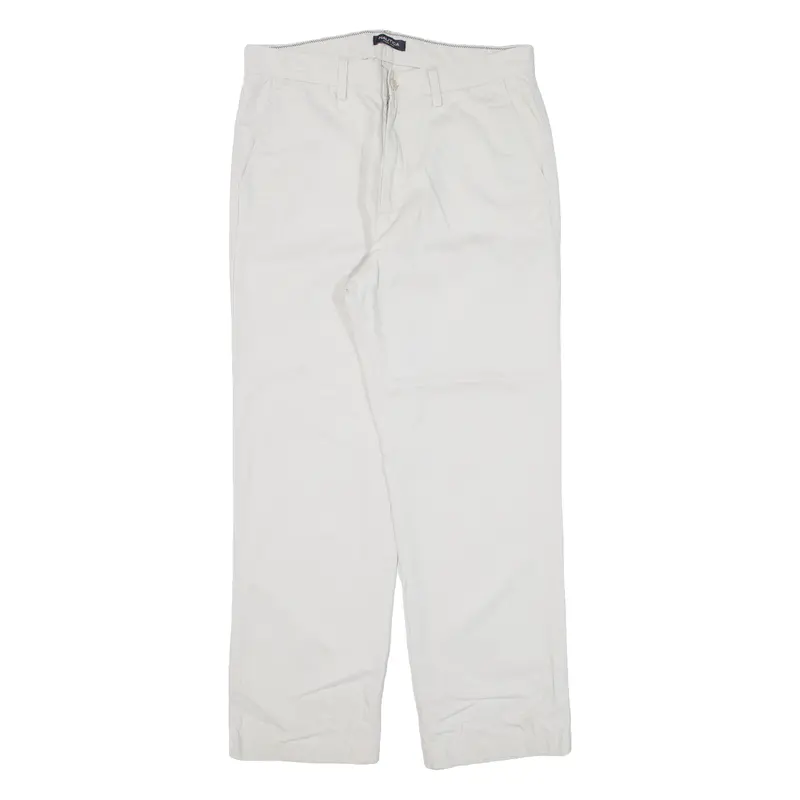 Nautica Mens Trousers Beige Regular Straight W32 L29 1