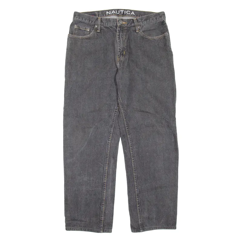 Nautica Womens Jeans Grey Regular Straight W32 L28 1