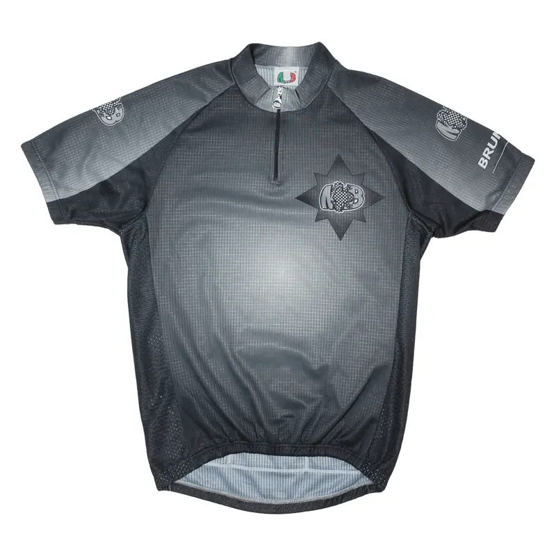Nb Cycling Shirt Mens Jersey Grey 1/4 Zip M 1