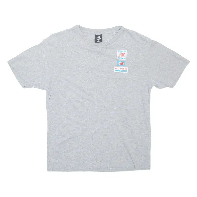 New Balance Mens T-Shirt Grey S 1