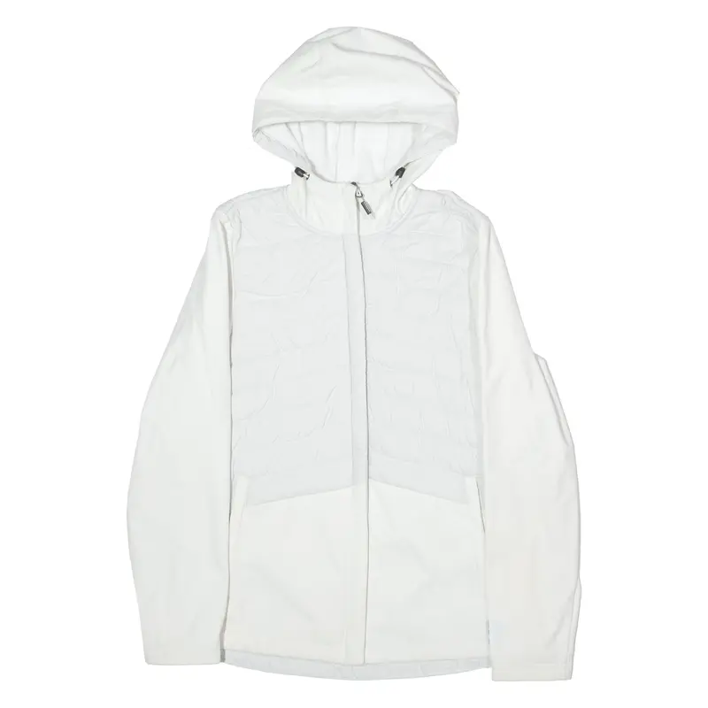New Balance Womens Shell Jacket White Hooded S 1