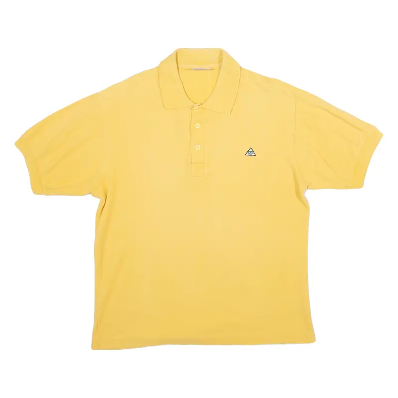 New Fast Mens Polo Shirt Yellow S 1