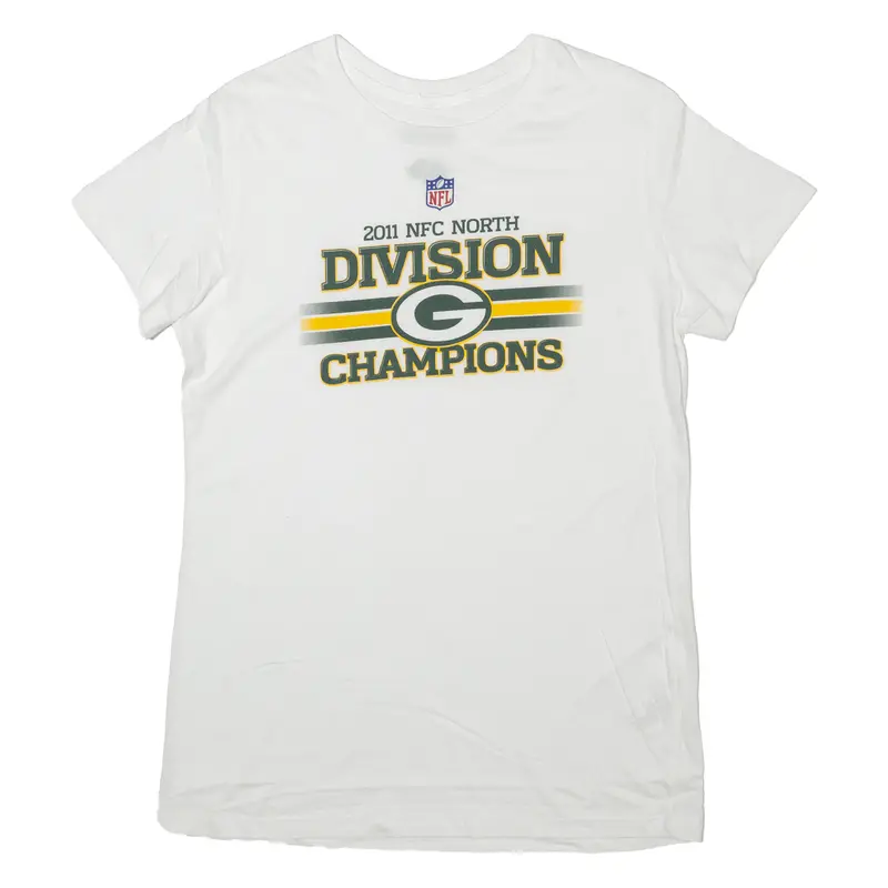Nfl 2011 Nfc North Division Champions Womens T-Shirt White Usa L 1