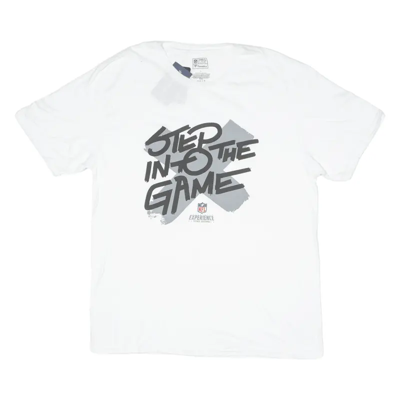 Nfl Experience Times Square Step Into The Game Mens T-Shirt White Usa L 1