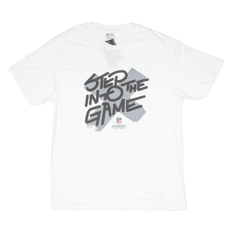 Nfl Experience Times Square Step Into The Game Mens T-Shirt White Usa L 1
