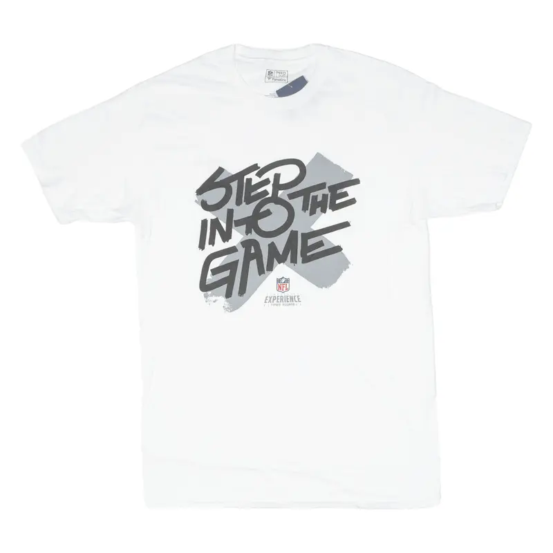 Nfl Experience Times Square Step Into The Game Mens T-Shirt White Usa M 1