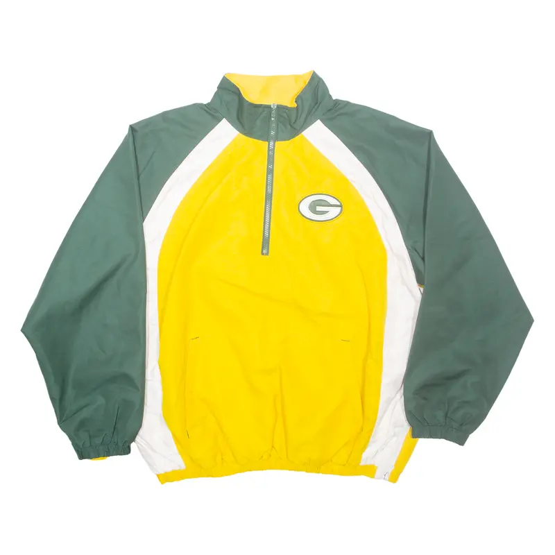 Nfl Green Bay Packers Mens Track Jacket Yellow M 1