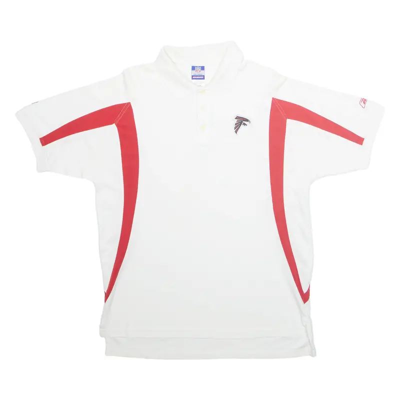 Nfl Mens Polo Shirt White M 1