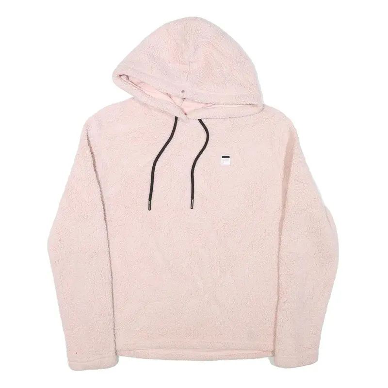 Nfl Womens Pink Hoodie S Soft Sherpa Plush Fleece Drawstring Hood 1