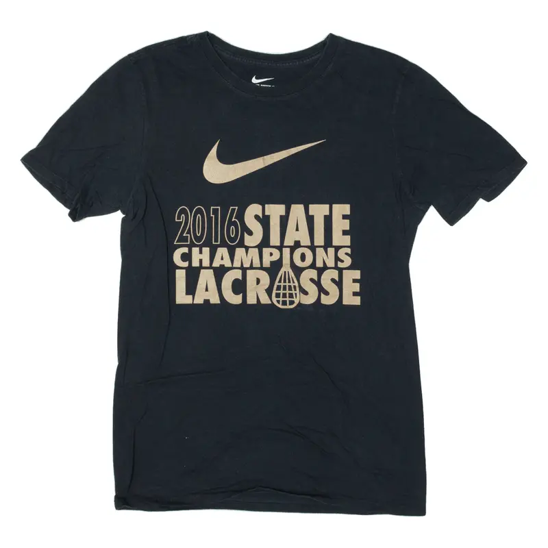 Nike 2016 State Champions Lacrosse Mens T-Shirt Black Usa S 1
