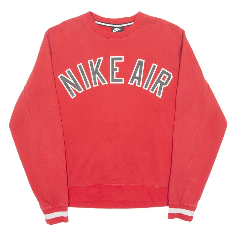 Nike Air Mens Sweatshirt Red Crewneck S 1