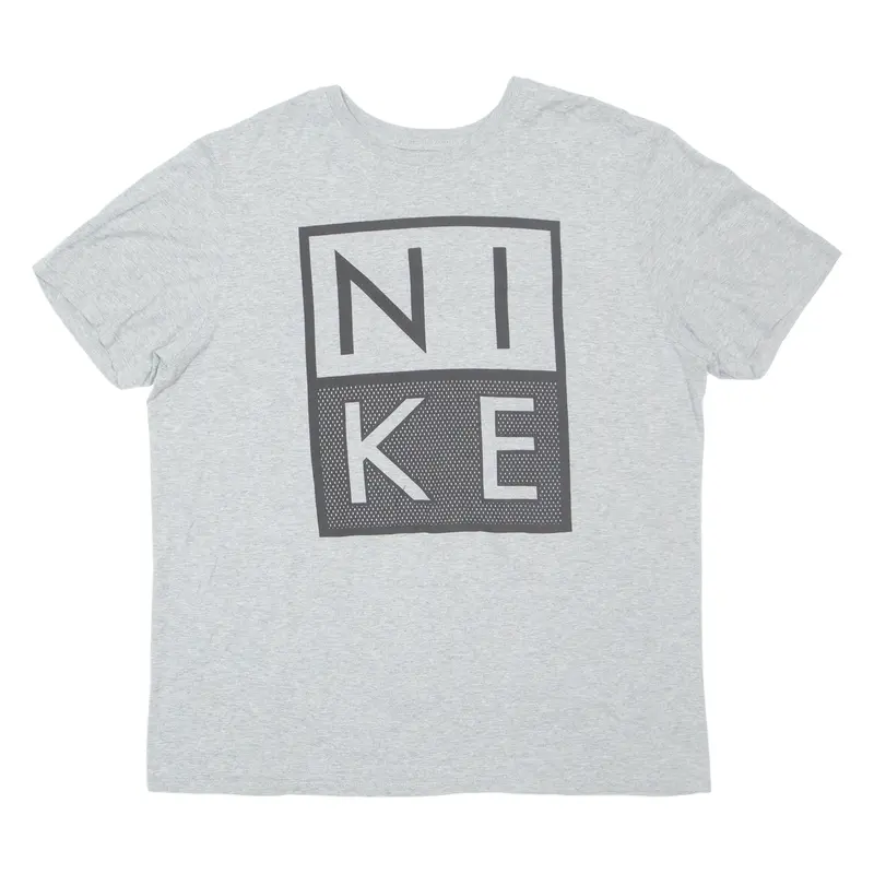 Nike Athletic Cut Mens T-Shirt Grey L 1
