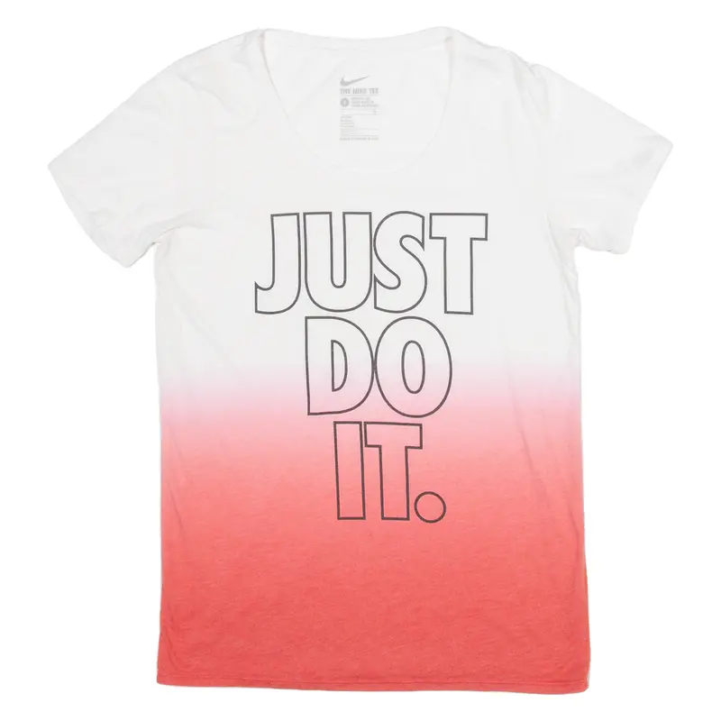 Nike Athletic Cut Womens T-Shirt White S 1