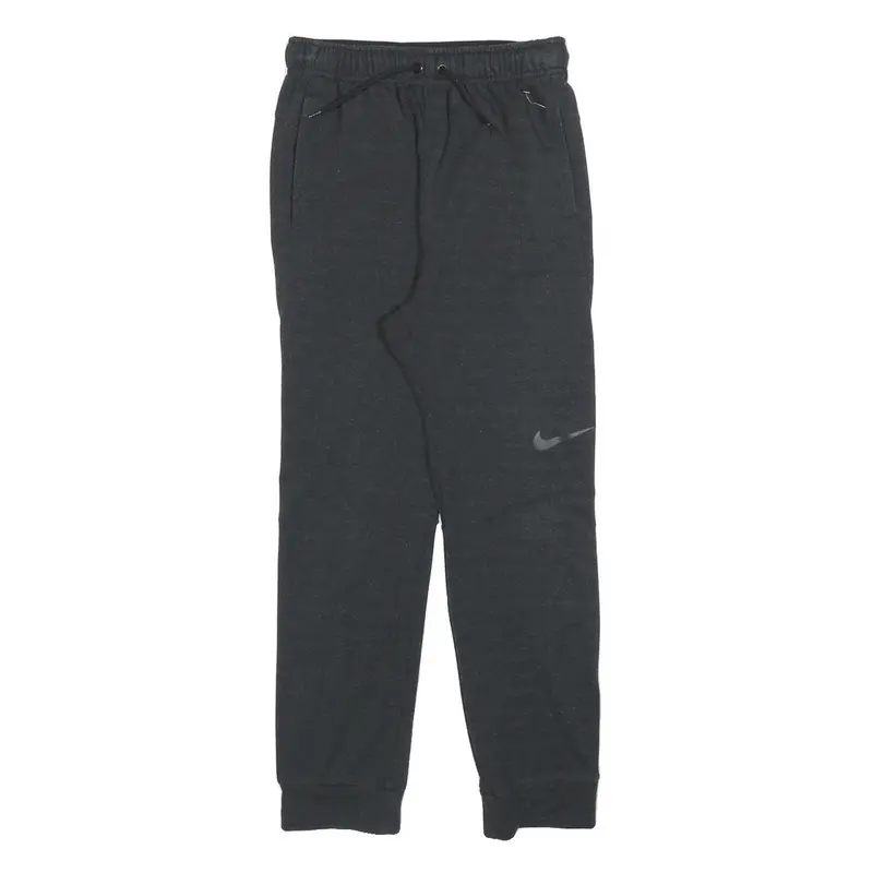 Nike Boys Joggers Black Classic Tapered L W25 L25 Cotton Sportswear 1