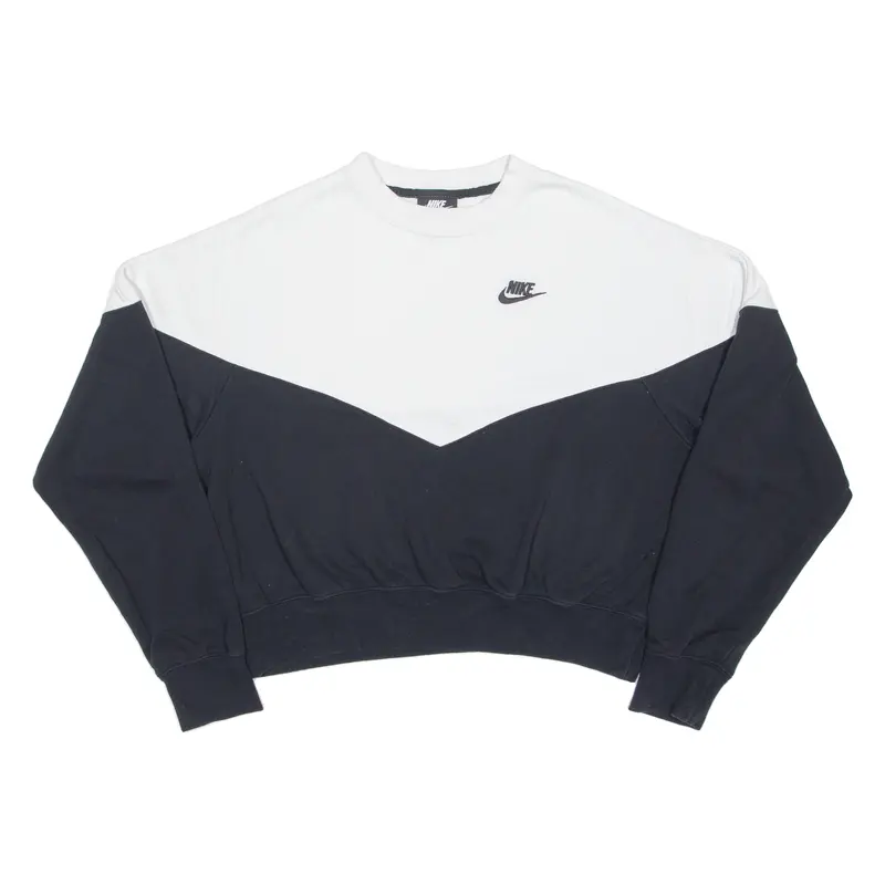 Nike Cropped Womens Sweatshirt Black Xl 1