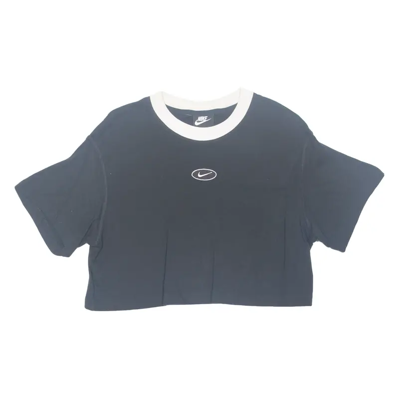 Nike Cropped Womens T-Shirt Black S 1