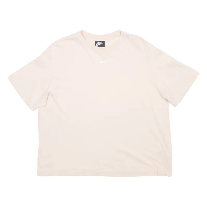 Nike Cropped Womens T-Shirt Pink M 1